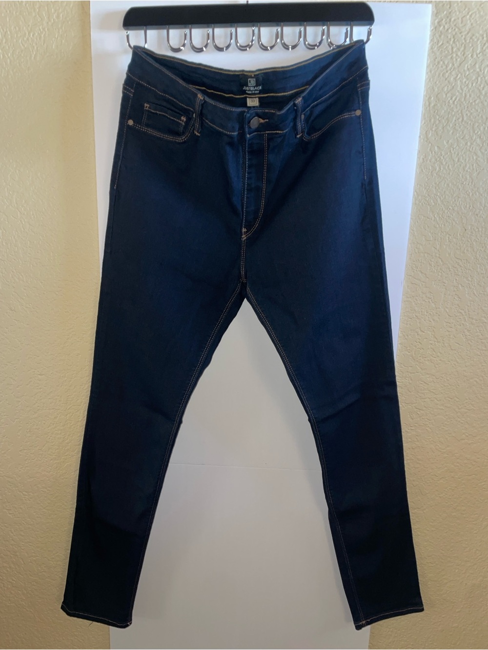 Just Black Men’s Slim Dark Navy Jeans
